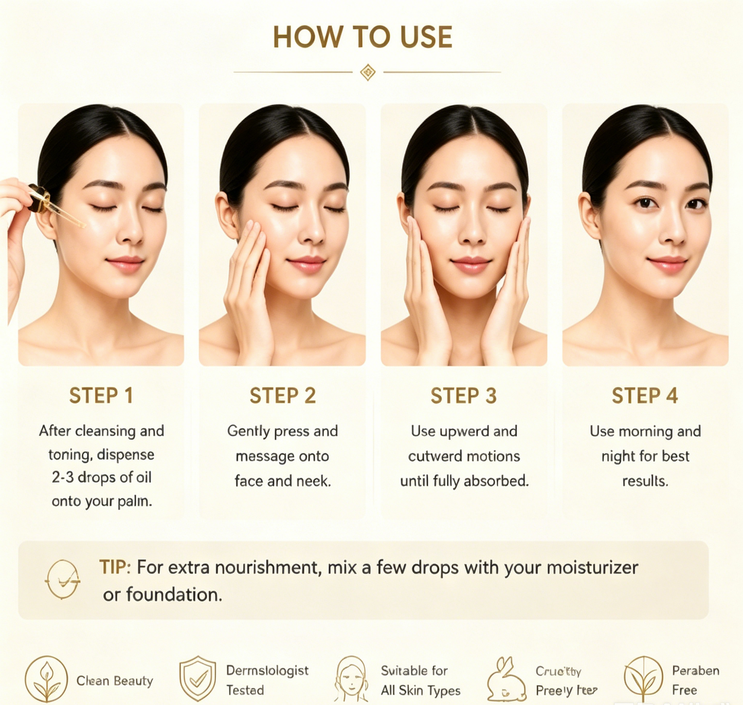 NOVELOVE® Botanical Face Oil