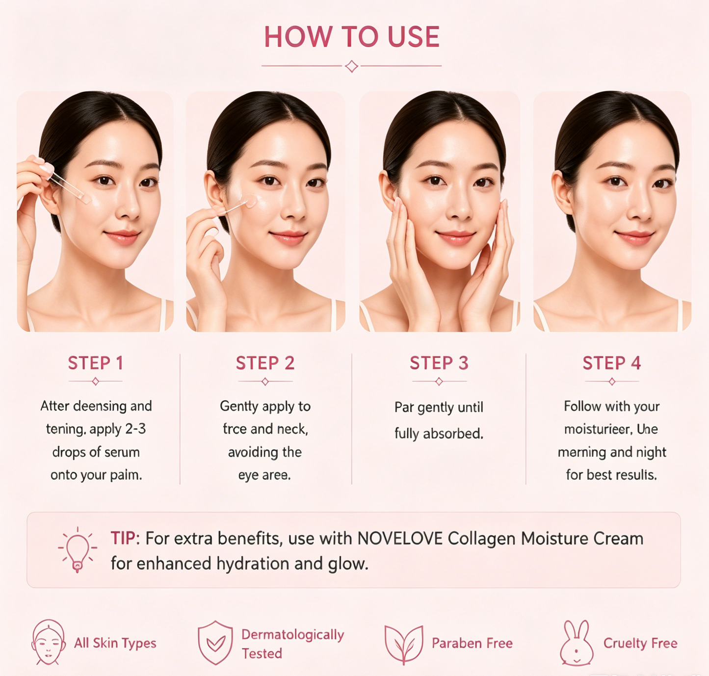 NOVELOVE® Collagen Moisture Serum