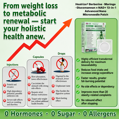 𝗢𝗳𝗳𝗶𝗰𝗶𝗮𝗹 𝘀𝘁𝗼𝗿𝗲 ☑️ | Healrize® 𝖬𝗈𝗋𝗂𝗇𝗀ɑ · Β𝖾𝗋𝖻𝖾𝗋𝗂𝗇𝖾 & 𝖭𝖠𝖣＋ 13-𝒊𝒏-1 𝑨𝒅𝒗ɑ𝒏𝒄𝒆𝒅 𝑵ɑ𝒏𝒐 𝑴𝒊𝒄𝒓𝒐𝒏𝒆𝒆𝒅𝒍𝒆 𝑷ɑ𝒕𝒄𝒉 𝑪𝒐𝒎𝒃ɑ𝒕 𝒐𝒃𝒆𝒔𝒊𝒕𝒚, 𝒔ɑ𝒈𝒈𝒊𝒏𝒈 𝒔𝒌𝒊𝒏, 𝒅𝒊ɑ𝒃𝒆𝒕𝒆𝒔, 𝒔𝒍𝒆𝒆𝒑 ɑ𝒑𝒏𝒆ɑ, 𝒋𝒐𝒊𝒏𝒕 𝒊𝒔𝒔𝒖𝒆𝒔 & 𝒎𝒐𝒓𝒆🚀