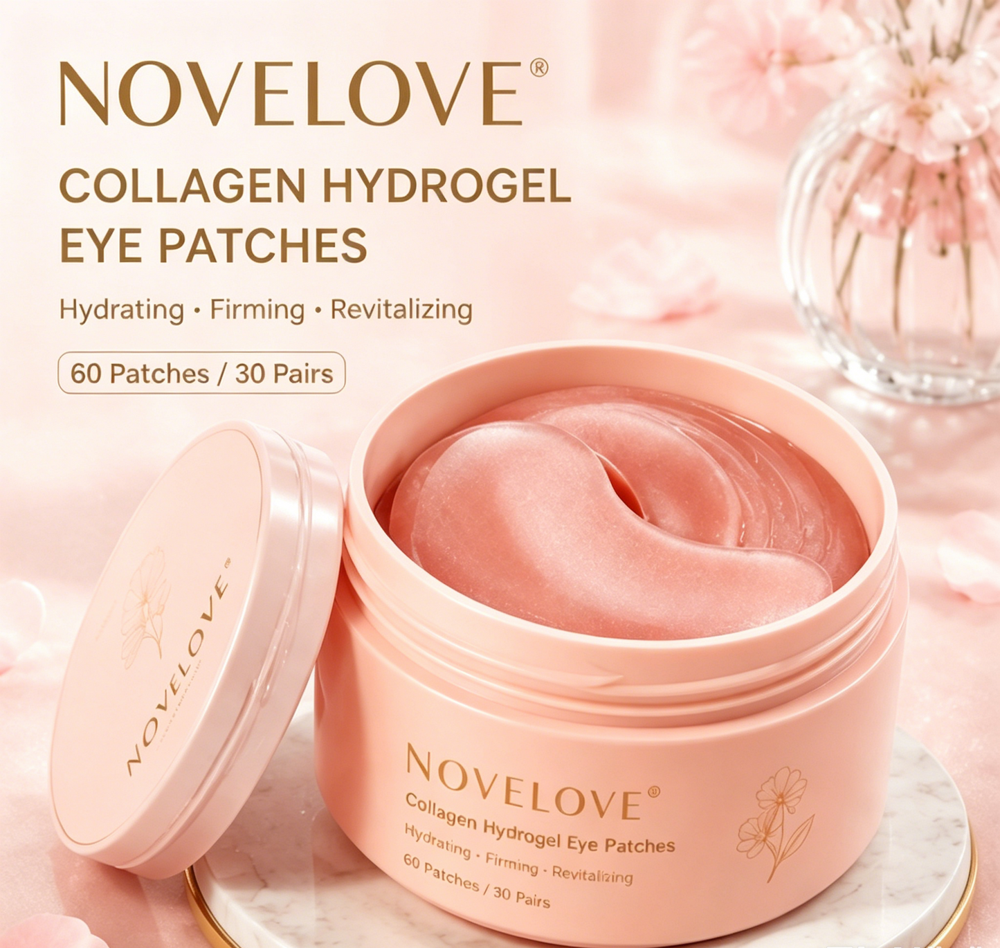 NOVELOVE®Biodegradable Hydrogel Eye Patches