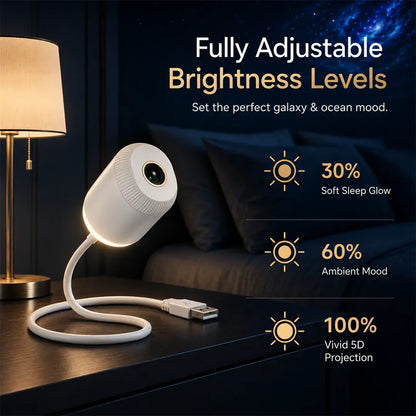 Billhol® 🆕 NEXT-GEN SMART PROJECTION HD Smart Dynamic 5D Holographic Night Light Projector
