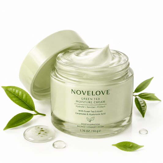NOVELOVE® Green Tea Hydration Sleeping Cream