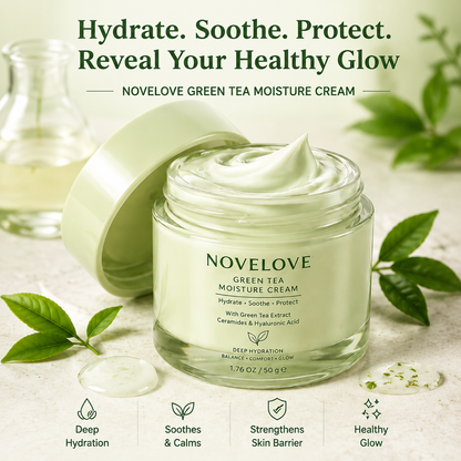 NOVELOVE® Green Tea Hydration Sleeping Cream