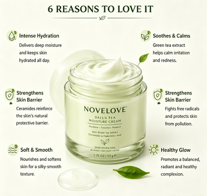 NOVELOVE® Green Tea Hydration Sleeping Cream