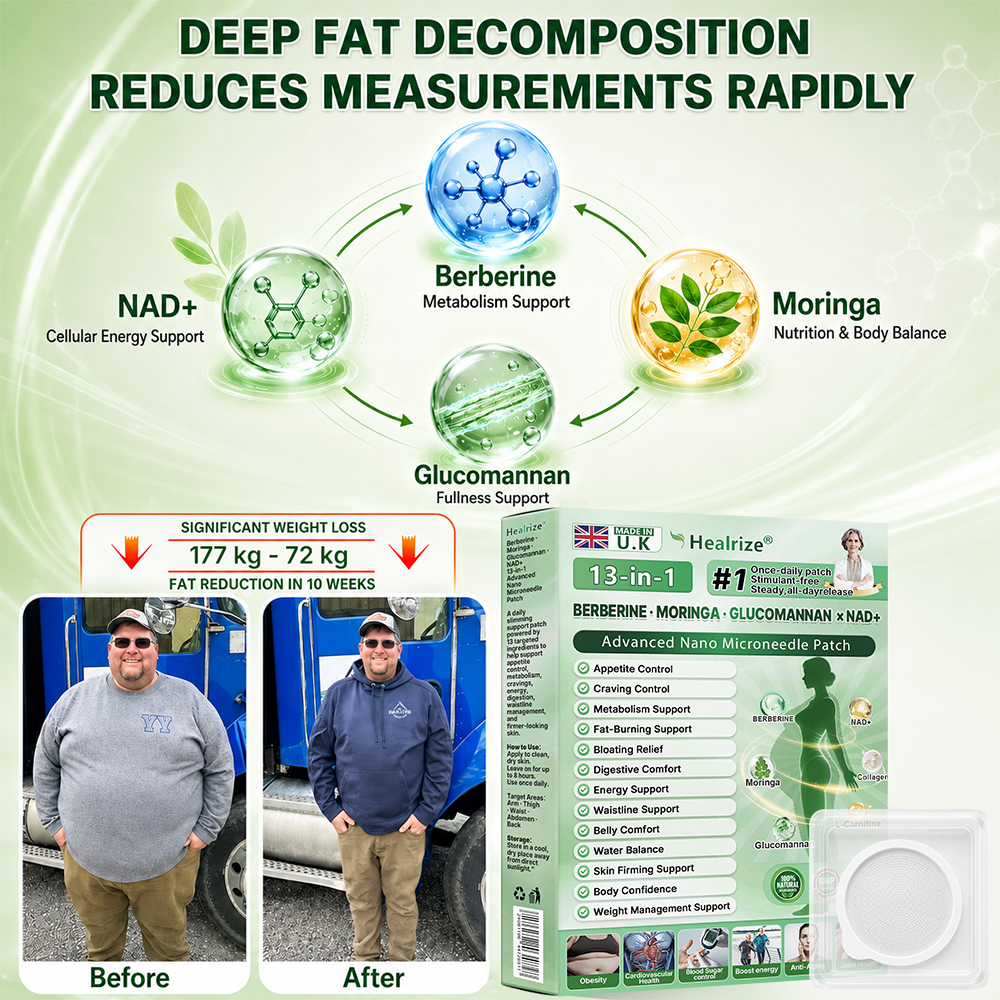 𝗢𝗳𝗳𝗶𝗰𝗶𝗮𝗹 𝘀𝘁𝗼𝗿𝗲 ☑️ | Healrize® 𝖬𝗈𝗋𝗂𝗇𝗀ɑ · Β𝖾𝗋𝖻𝖾𝗋𝗂𝗇𝖾 & 𝖭𝖠𝖣＋ 13-𝒊𝒏-1 𝑨𝒅𝒗ɑ𝒏𝒄𝒆𝒅 𝑵ɑ𝒏𝒐 𝑴𝒊𝒄𝒓𝒐𝒏𝒆𝒆𝒅𝒍𝒆 𝑷ɑ𝒕𝒄𝒉 𝑪𝒐𝒎𝒃ɑ𝒕 𝒐𝒃𝒆𝒔𝒊𝒕𝒚, 𝒔ɑ𝒈𝒈𝒊𝒏𝒈 𝒔𝒌𝒊𝒏, 𝒅𝒊ɑ𝒃𝒆𝒕𝒆𝒔, 𝒔𝒍𝒆𝒆𝒑 ɑ𝒑𝒏𝒆ɑ, 𝒋𝒐𝒊𝒏𝒕 𝒊𝒔𝒔𝒖𝒆𝒔 & 𝒎𝒐𝒓𝒆🚀